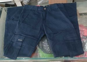 Navy Blue Cargo Pants