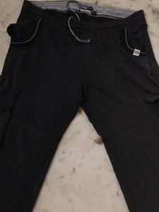 Dark Gray Cargo Joggers - Men's Size M