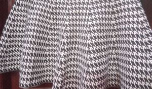 Houndstooth Skater Skirt
