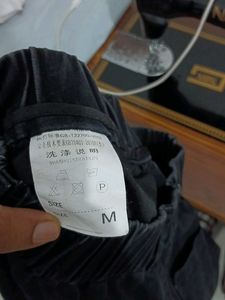 Black Elastic Waist Pants