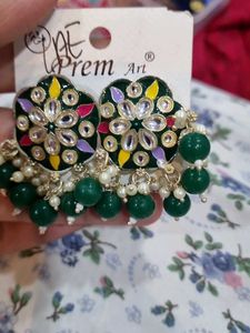 Elegant Beaded Dangle Earrings