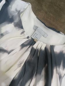 Abstract Print Sleeveless Dress