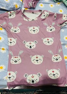 Cute Cartoon nightsuit set of 2