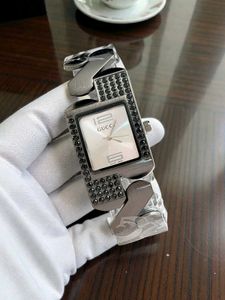 Gucci Gold Crystal Accent Watch