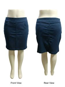 Navy Polka Dot Skort for Casual and Active Wear