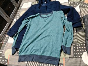 Blue Hooded Jacket hoody and sweater free