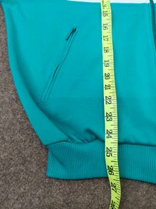 Adidas Teal &amp; White Track Jacket