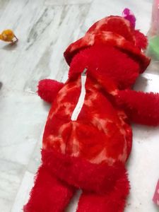 Cute Red Teddy Bear Plush Toy