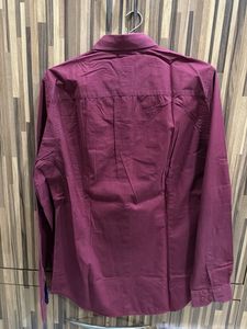Allen Solly Men's Burgundy Shirt