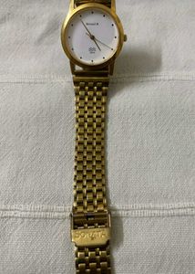 Sonata Gold Analog Watch (Unisex)