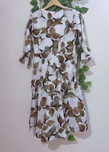 Chic Floral Print Midi Dress