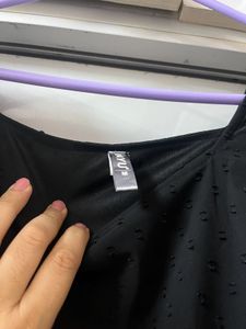 Chic Black Ruffle Dress