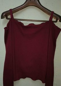 Chic Ruched Off-Shoulder Top