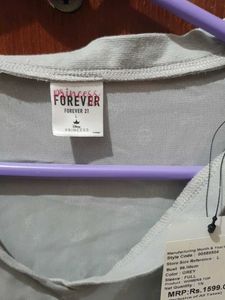Forever 21 Top Grey