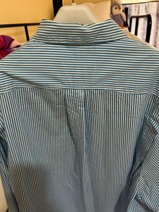 Striped Button-Up Shirt
