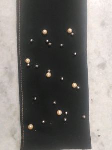 Ladies Denim Print Legging Jegging Pearl Work