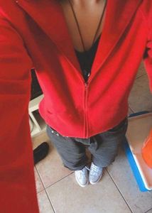 All Star Converse Red Fleece Jacket