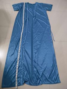 PRICE ⏬Satin Nighty with Robe free size(S to XXL)