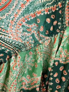 Bohemian Paisley Print Dress