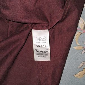 Chic Burgundy Shirt