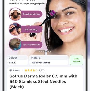 Sotrue Derma Roller Microneedling Tool