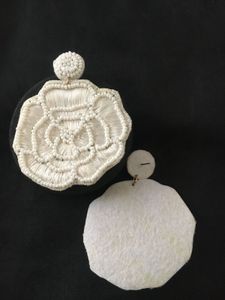 Beaded Flower Earrings