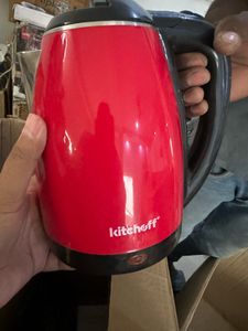 Kitchoff Red Kettle Fancy Unused