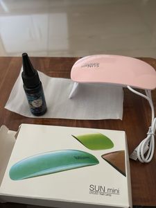 SUN mini UVLED Nail Lamp Set and UV resin