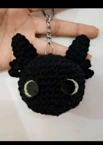 Cute Crochet Cat Keychains (Set of 2)