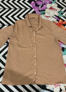 Van Heusen Dusty Rose Button Down Blouse