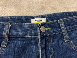Distressed Denim Mini Skirt