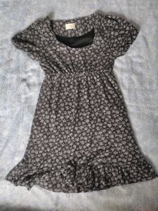 grey mini frock