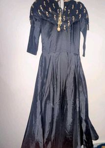 Royal Black Ethnic Dress🖤