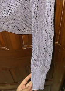 Vyl Knit Top with Twist Detail
