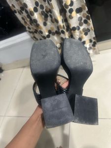 Black Heeled Sandals