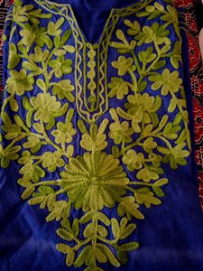 Embroidered Blue Kurta