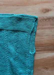 Teal Knitted Sleeveless Vest