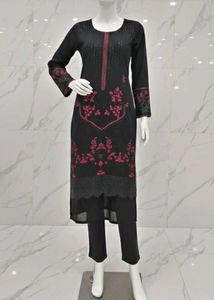 pakistani black &amp; Pink Salwar Suit
