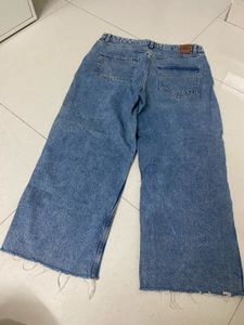 Ripped Wide Leg Jeans