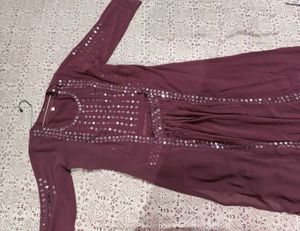 beautiful 3 piece dress with shrug and real mirror