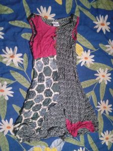 Boho Patchwork Ethnic Gown