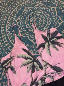 Tropical Palm Tree One-Piece Swimsuit