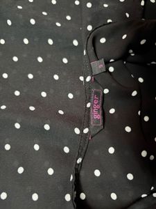 Ginger Cute Polka Dot Crop Top