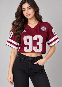 Adidas Maroon "93" Jersey Top