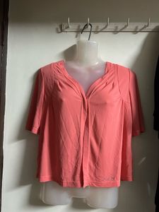 Coral Short Sleeve Top