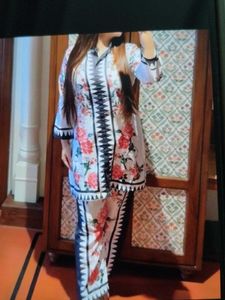 Floral Print Kurta Set/ coords with Pants