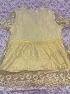 Elegant Yellow korean top 💛