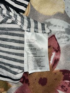 Classic Black and White Striped T-Shirt