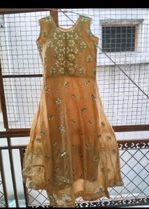 Beige Long Gown