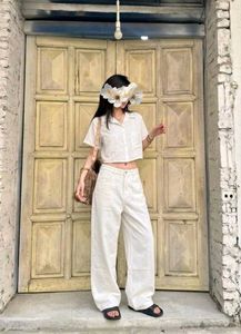Soft Girl Utility Crop Shirt